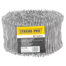   Strend Pro WGT10 kötődrót készlet fűzőlyukakkal 1000 db, 1,1 mm, 18 cm, Zn