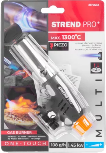 Strend Pro 9001D turbo gázégőfej piezó gyújtással