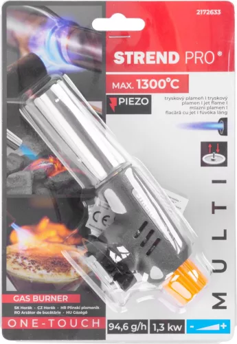 Strend Pro 9002D gázégőfej piezó gyújtással