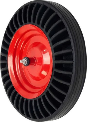 Strend Pro prémium Fortis BLACK Bantam talicskakerék, tengellyel