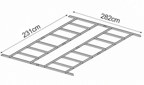 Strend Pro padlószerkezet 2172913-hoz, 231x282 cm
