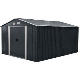 Strend Pro kerti fém tároló, antracit, 301x367x214 cm