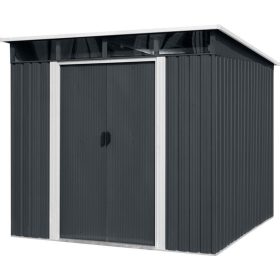 Strend Pro kerti fém tároló, antracit, 238x199x202 cm