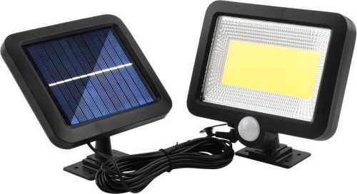 Strend Pro szolár LED lámpa mozgásérzékelővel, 180 lm, 15 X 12,7 X 5 cm