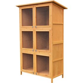 Strend Pro nyúlketrec tetővel,116x60x180 cm