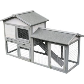 Strend Pro nyúlketrec tetővel,147x54x85 cm