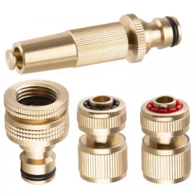   Strend Pro réz készlet, 1 db szórófej 2 db gyorscsatlakozó 1 db adapter, 3/4"