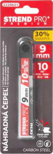 Strend Pro prémium tapétavágó tartalék penge 9 mm, 10 db/csomag
