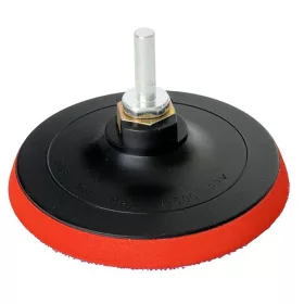   Strend Pro tépőzáras gumitányér, 115 mm, M14 menettel + adapter fúrógéphez