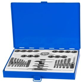   Strend Pro menetfúró, menetvágó készlet 33 db-os,HSS,M3-M12