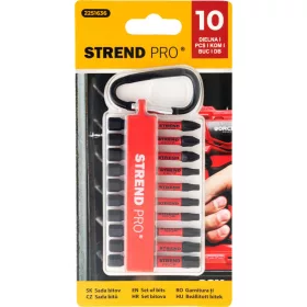 Strend Pro prémium bitkészlet kulcstartóval 10 db-os
