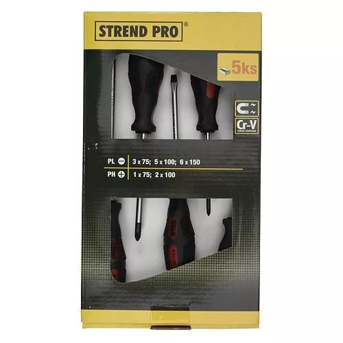Strend Pro csavarhúzó készlet mágneses 5 db-os