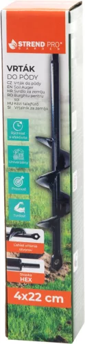 Strend Pro fúrógépbe fogható talajfúró 40 x 220 mm