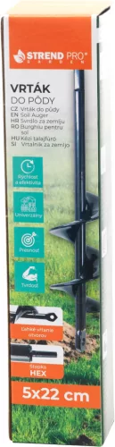 Strend Pro fúrógépbe fogható talajfúró 50 x 220 mm