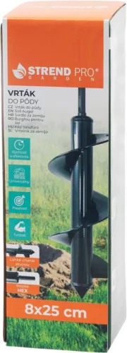 Strend Pro fúrógépbe fogható talajfúró 80 x 250 mm
