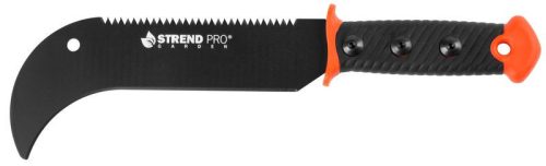 Strend Pro bozótvágó kés fűrészfogakkal, TPR nyéllel, 200 mm