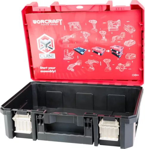 Worcraft XCUBE100 szerszámosláda 8L, max. 15 kg, 44,5x32x17 cm