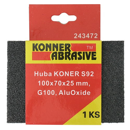 KONER csiszolószivacs 100x75x25 mm G 060 AluOxide