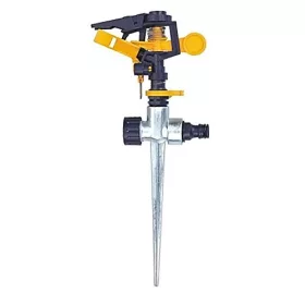   Strend Pro szakaszolós, leszúrható locsoló, műanyag fejjel, fém tartóval