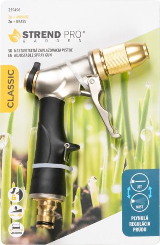 Strend Pro Garden fém locsolópisztoly csúszásmentes markolattal