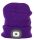 Strend Pro téli sapka 4x SMD LED világítással, lila színben, L