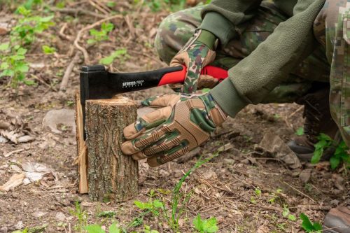Strend Pro Camo munkavédelmi kesztyű, 9 / L