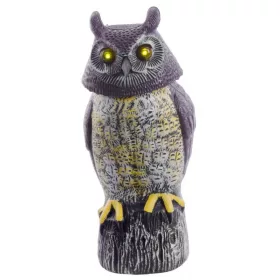   Strend Pro műanyag bagoly, solar, ragyogó szem, forgó fej, 43cm