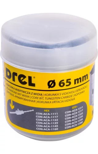 Drel vídiás koronafúró 65 mm