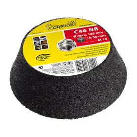 Condor kúpos csésze csiszolókorong, 125 mm, M14 menettel