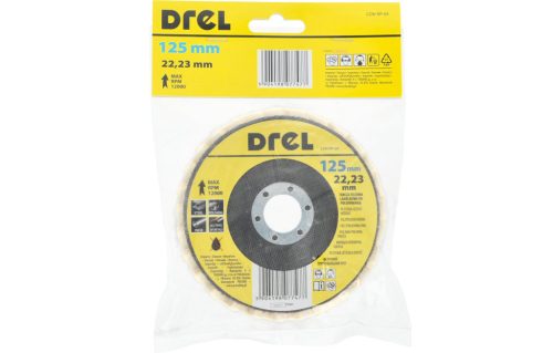 Drel lamellás filckorong 125 mm, 23 X 5 mm