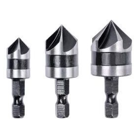 Drel süllyesztő készlet 3 db - os, 12, 16, 19 mm