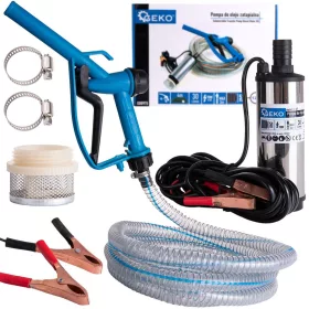   GEKO merülő üzemanyag szivattyú 12 V, 51 mm, 4 m-es tömlővel, pisztollyal
