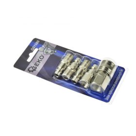   GEKO levegős csatlakozó készlet 5-db-os, 1/4"-os külső-belső menettel