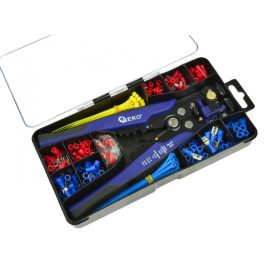 GEKO blankoló és saruzó fogó készlet 260 db-os