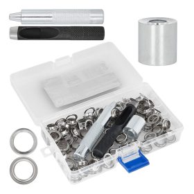 GEKO ponyva lyukasztó és gyűrű készlet