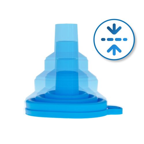 GEKO univerzális összecsukható szilikon tölcsér 70 mm