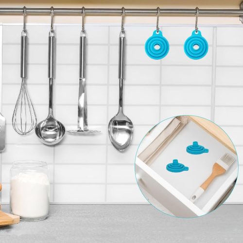 GEKO univerzális összecsukható szilikon tölcsér 70 mm