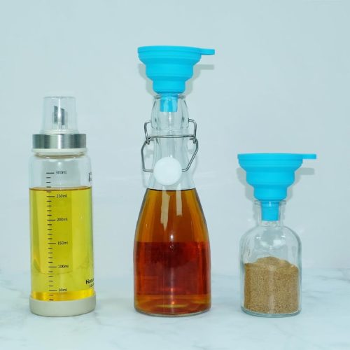 GEKO univerzális összecsukható szilikon tölcsér 70 mm