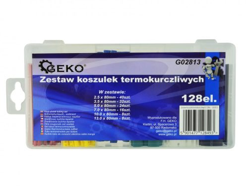 GEKO zsugorcső készlet 128 db