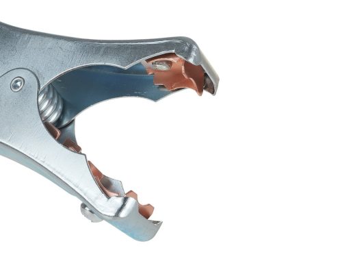 GEKO krokodil csipesz akkumulátorhoz, indító kábelekhez, 210 x 130 mm, 500 A (-)