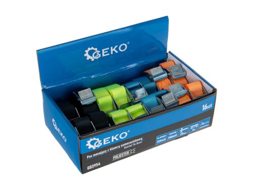 GEKO rögzítő heveder 25 mm X 4 m, 500 kg, önzáró csattal