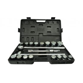 GEKO dugófej készlet 3/4", 19-50 mm, 21 db-os