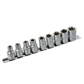 GEKO E - torx dugófej készlet 10db-os E10-E24 1/2"