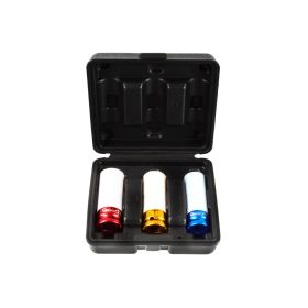 GEKO hosszított dugófej készlet alu kerekekhez, 3 db - os