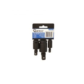 GEKO gépi csukló készlet 1/2" 1/4" 3/8"