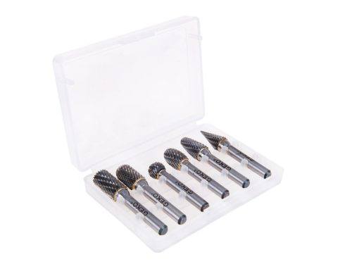 GEKO volfrám-karbid maró készlet, 6 db-os, 6 mm