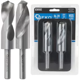 GEKO fémfúró készlet 2 db-os, 26-28 mm