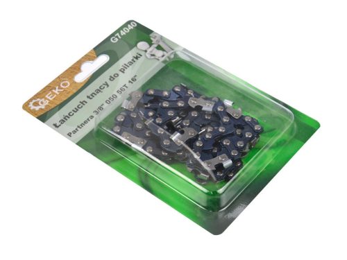 GEKO láncfűrész lánc, 16", 3/8" , 56 szemes, Partner fűrészekhez