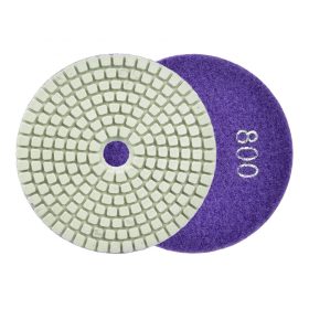   GEKO gyémánt csiszoló polírozó korong, 100 mm-es, GR 800