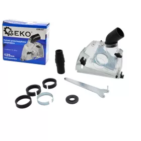 GEKO porelszívó sarokcsiszolóhoz 125 mm-es, átlátszó